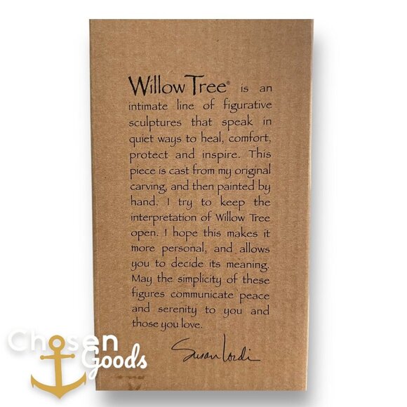 Thank You Angel Willow Tree Figurine With Box “Just For You” Wire Sculpture OB - Picture 6 of 11